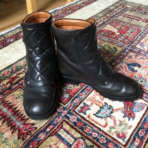 Marc by Marc Jacobs quilted leather moto boots